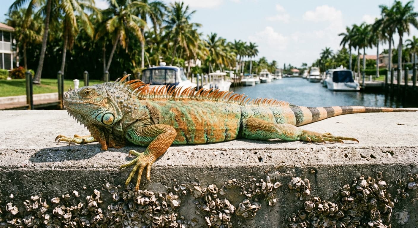 Green Iguana in Florida